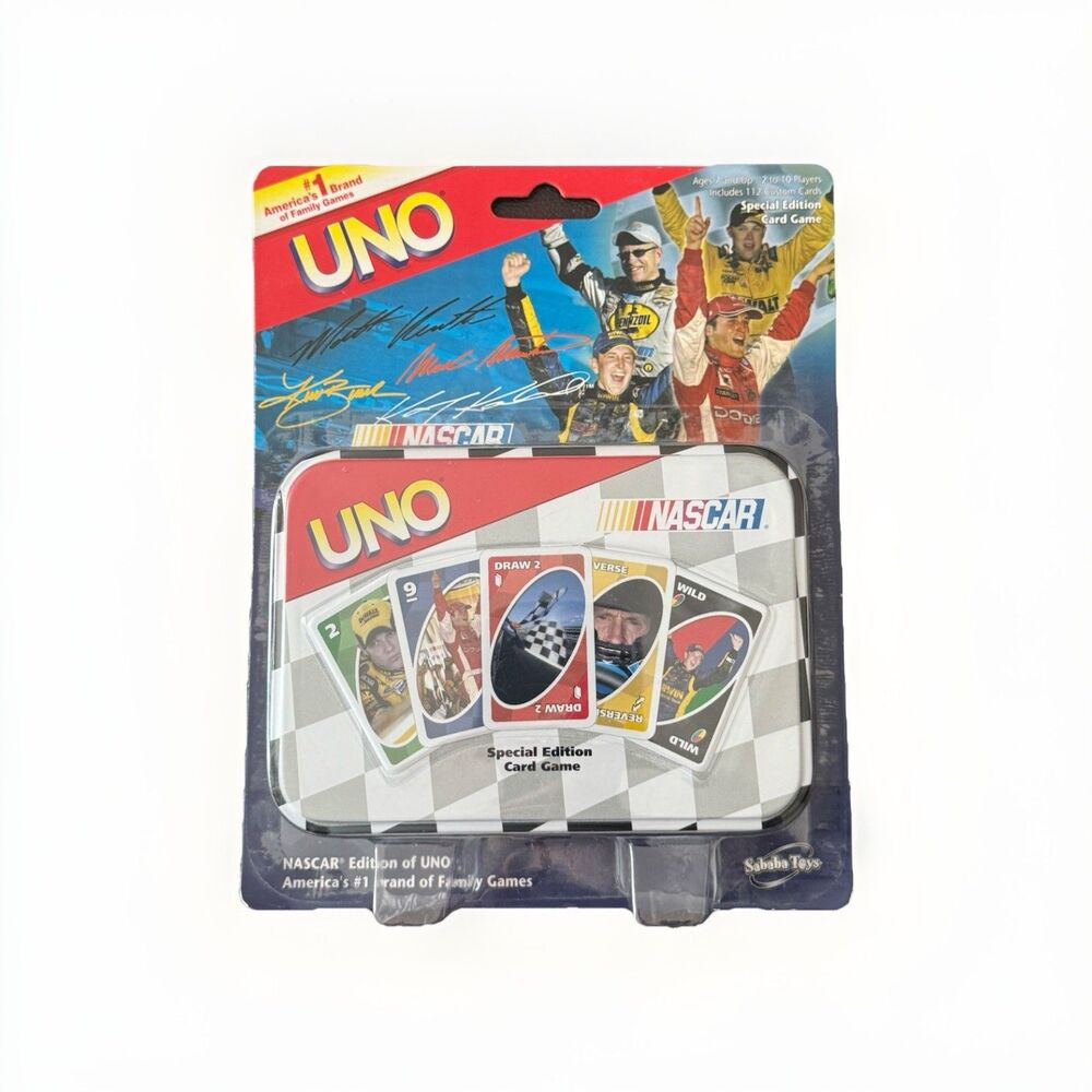 2005 NASCAR Special Edition UNO Card Game‎ with Collectible Tin ~ New in Package